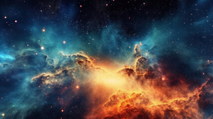 Obraz na płótnie Canvas Universe fantasy cosmic wallpapers, supernova, Generative AI