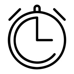 stopwatch line icon