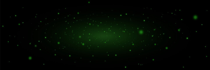 Shiny particle effect. Vector sparkles on a black background. Christmas light effect. Shiny magical dust particles. Sparks of dust and stars shine with a special light