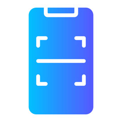 scanning gradient icon