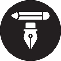 pencil glyph icon