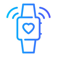 heart rate gradient icon