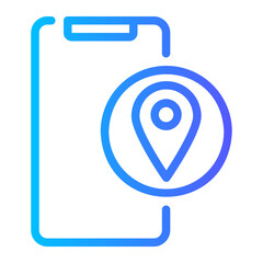 location gradient icon