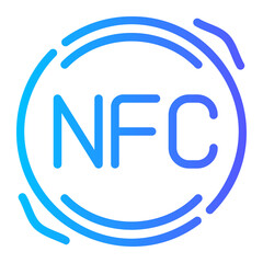 nfc gradient icon