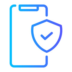 protection gradient icon