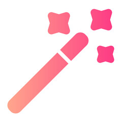 magic wand gradient icon
