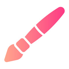 paint brush gradient icon