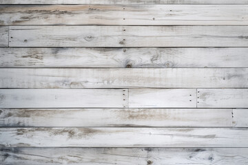 Fototapeta na wymiar White wooden boards with texture as background. Generative AI