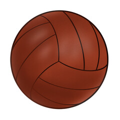 Illustration of a basketball Clipart.