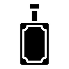 wine bottle glyph 