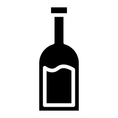 wine bottle glyph 