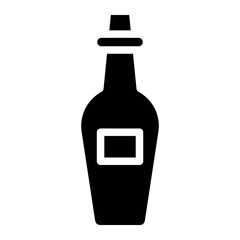 wine bottle glyph 