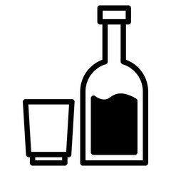 wine bottle dualtone