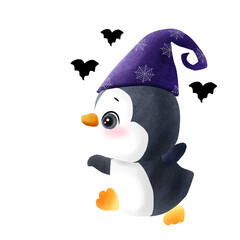 Penguin motion and Halloween party