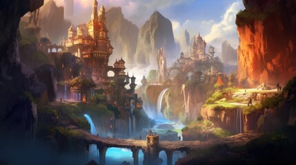 Fantasy Landscape Game Art