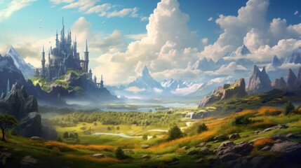 Fantasy Landscape Game Art