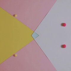 pills colorful geometric background drug use 