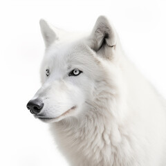 Obraz premium white wolf