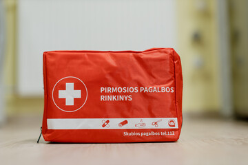 Lithuanian First aid kit - to use in car - Europe union