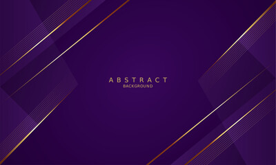 luxury premium purple background and gold line