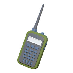 military satellite phone 3d icon military equipment illustration