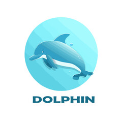 dolphin logo vector
