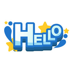 social network concept hello