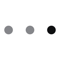 Fototapeta na wymiar three dots icon