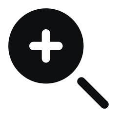 Fototapeta premium magnifying glass icon