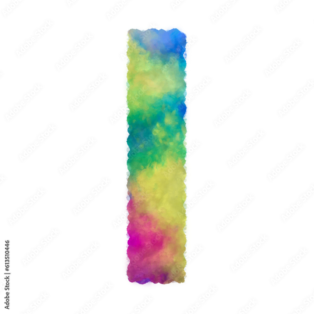 Poster colorful fluffy clouds alphabet lowercase letters. this is a part of a set which also includes upper