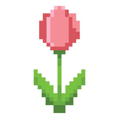 pixel tulip