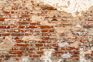 Old hi-res red brick wall pattern