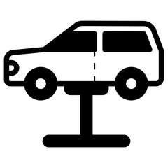 car hydraulic lift icon