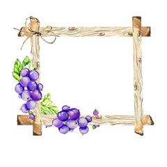 juicy black currant, jam. watercolor illustration of the berry collection. for design and postcards, invitations, posters, menus.