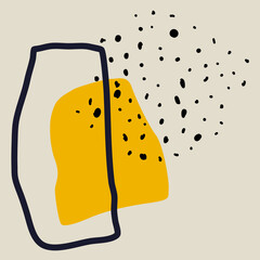 abstract background with shapes and lines