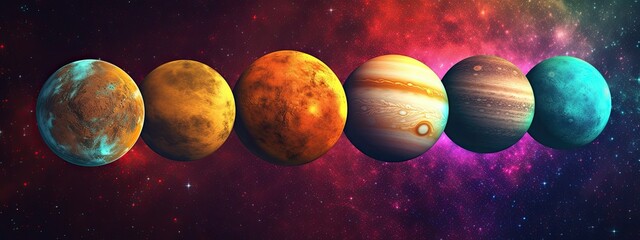 parade of the six planets