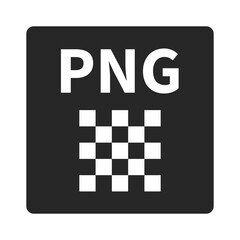 PNG data silhouette icon. Transparent data silhouette icon. Vector.