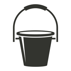 Bucket icon. Domestic bucket vector illustration © imdproduction
