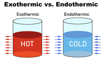 Exothermic and endothermic reactions in chemistry