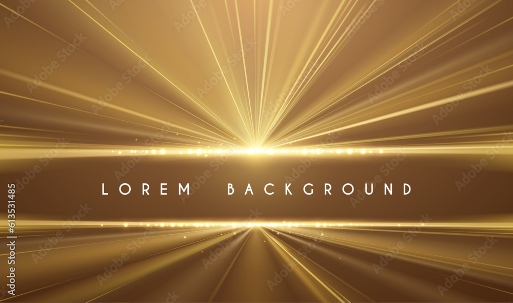 Canvas Prints abstract golden light rays background