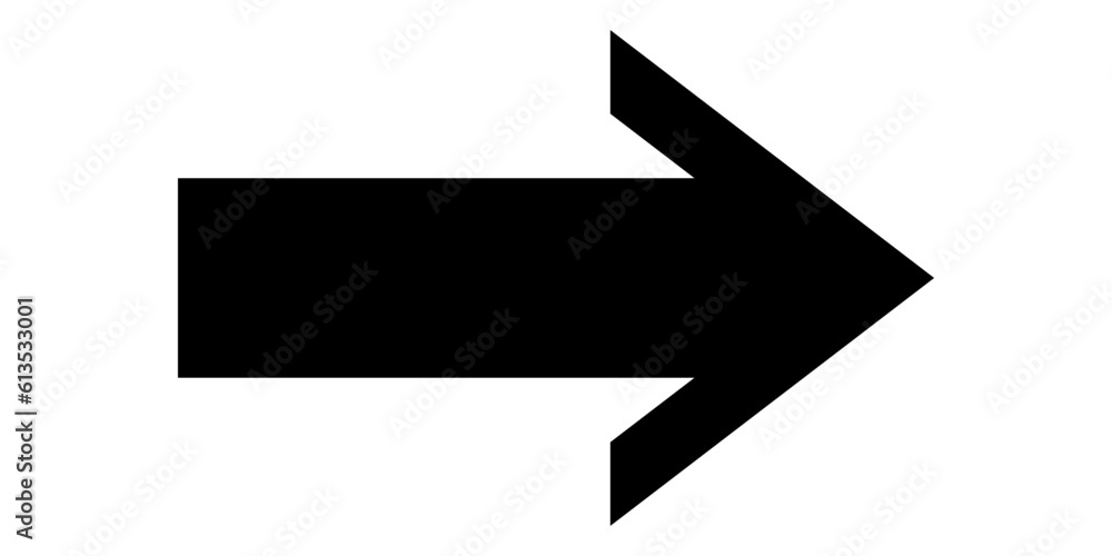 Poster black arrow icon. arrow sign for web design and mobile apps. modern speed arrow in flat style vector
