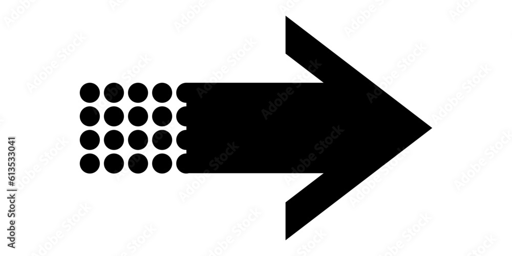 Poster black arrow icon. arrow sign for web design and mobile apps. modern speed arrow in flat style vector