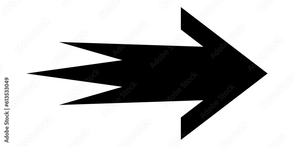 Poster black arrow icon. arrow sign for web design and mobile apps. modern speed arrow in flat style vector