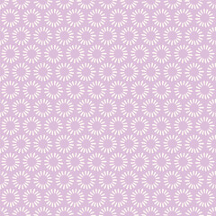 Purple Circle Burst Abstract Motif Seamless Vector Repeat Pattern