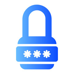password gradient icon
