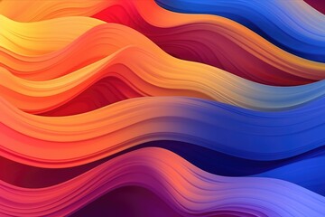 Fototapeta premium Abstract colorful graphic wave background. Generative AI