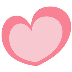 Symbol of Affection: A delicate pink heart emerges, radiating warmth and love