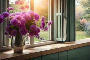 Fototapeta na wymiar flowers in vase