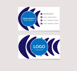 set of business card templates