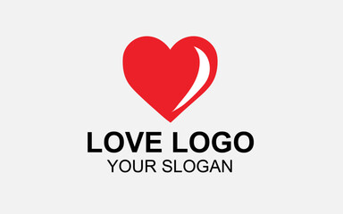 Simple love logo, Creative love logo, Modern love logo, Stylish love logo, Heart love logo, Wedding love logo, Cute love logo, Vector file & template